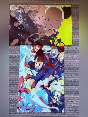 LucidSky Anime Art Print Lot: Little Witch Academia + Tokyo Revengers 13x19”